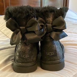 UGG Boots with bow.  New, never worn.